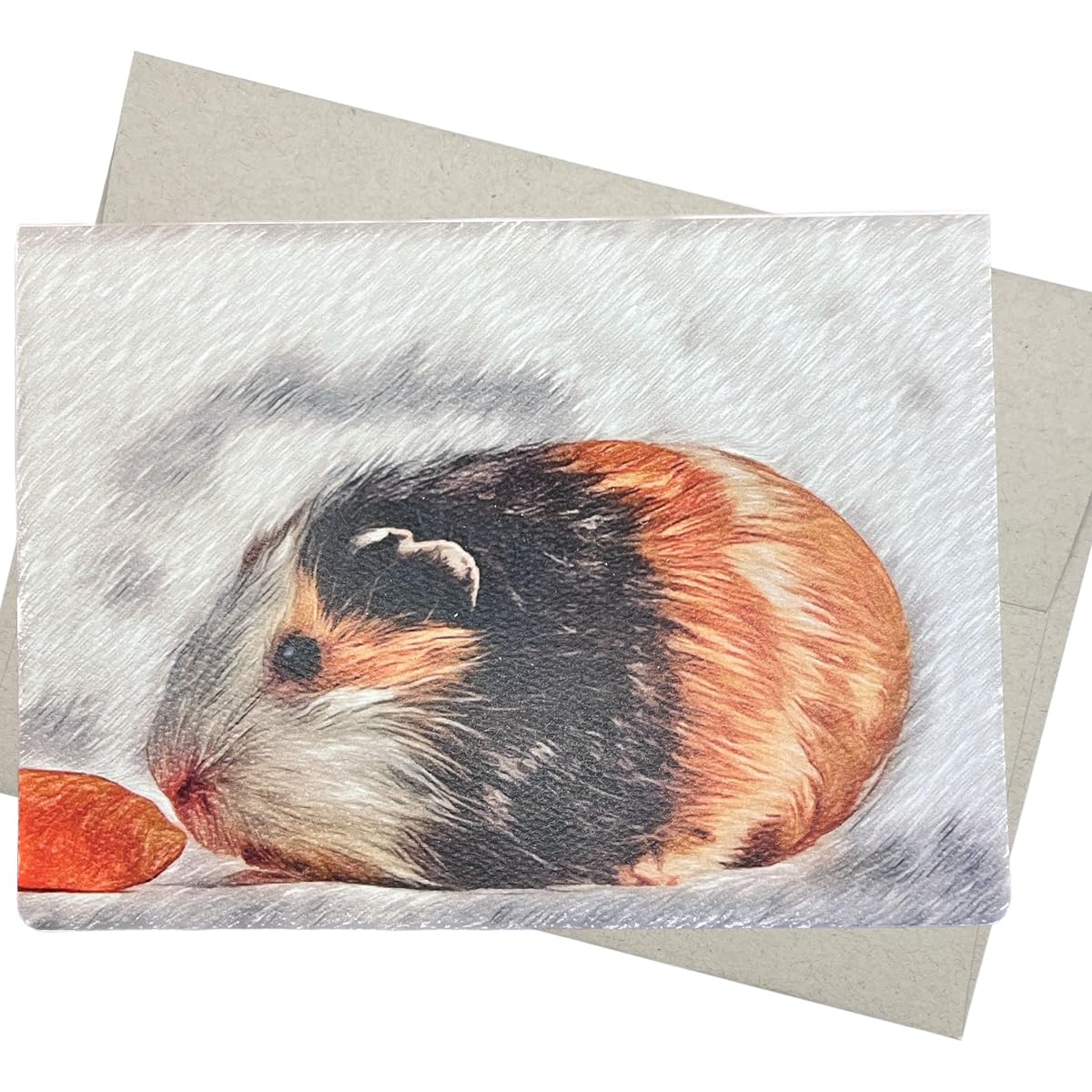 Guinea Pig Greeting Cards with Envelopes (5 x 7 inches, Blank Inside) Note Cards for Guinea Pig Lovers for Birthdays and Holidays (Guinea Pigs 3)