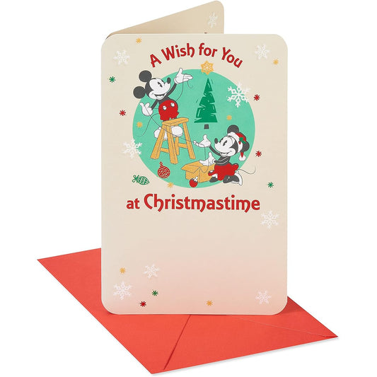 American Greetings Mickey Mouse Christmas Card (All The Magic)