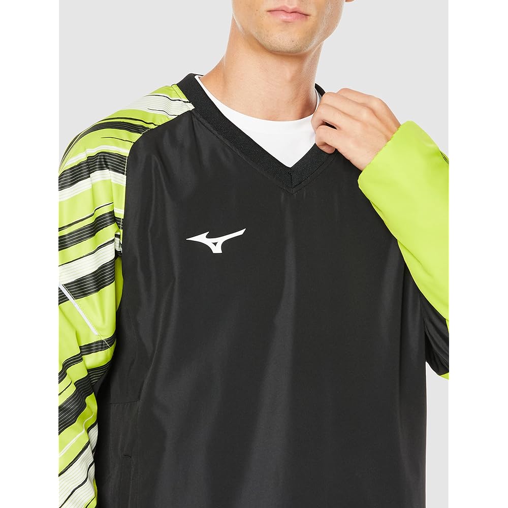 [Mizuno] Tennis Wear Breath Thermo Breaker Shirt Dynamotion Fit Moisture Absorbent Heat Generating Water Repellent Windproof 62JE2530