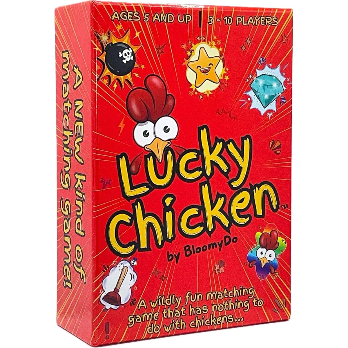 Bloomy Do Lucky Chicken Family Fun Matching Card Game