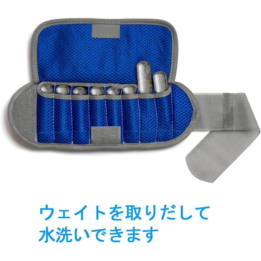 La-VIE Wrist Ankle Weight Ankle Wrist Weight 1.0kg for Cleanliness, 2 Pieces, For Both Hands and Hands [Manufacturer Genuine Product]