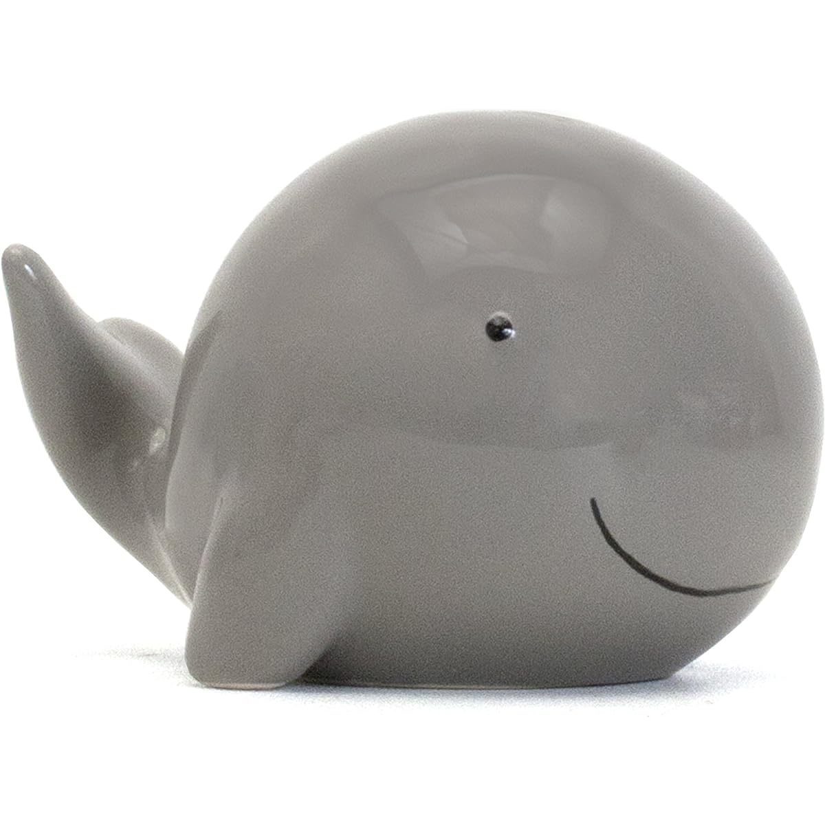 Child to Cherish Ceramic Whale Piggy Bank (Grey)