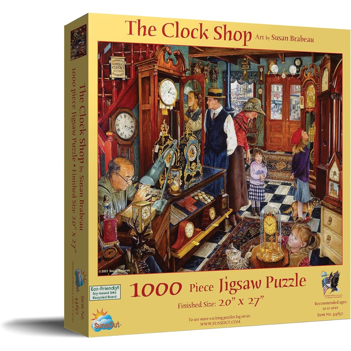 The Clock Shop 1000 Piece Jigsaw by SunsOut