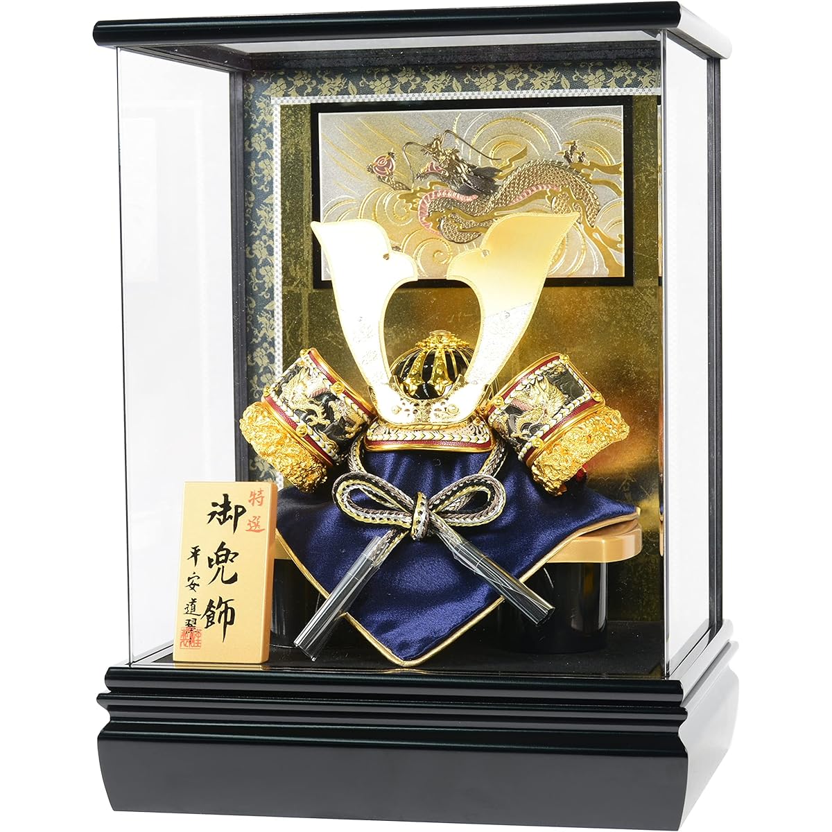 May Doll Heian Dosui Acrylic Case Openwork Peony Large Shokuto Kabuto No. 5 Compact Case Decoration