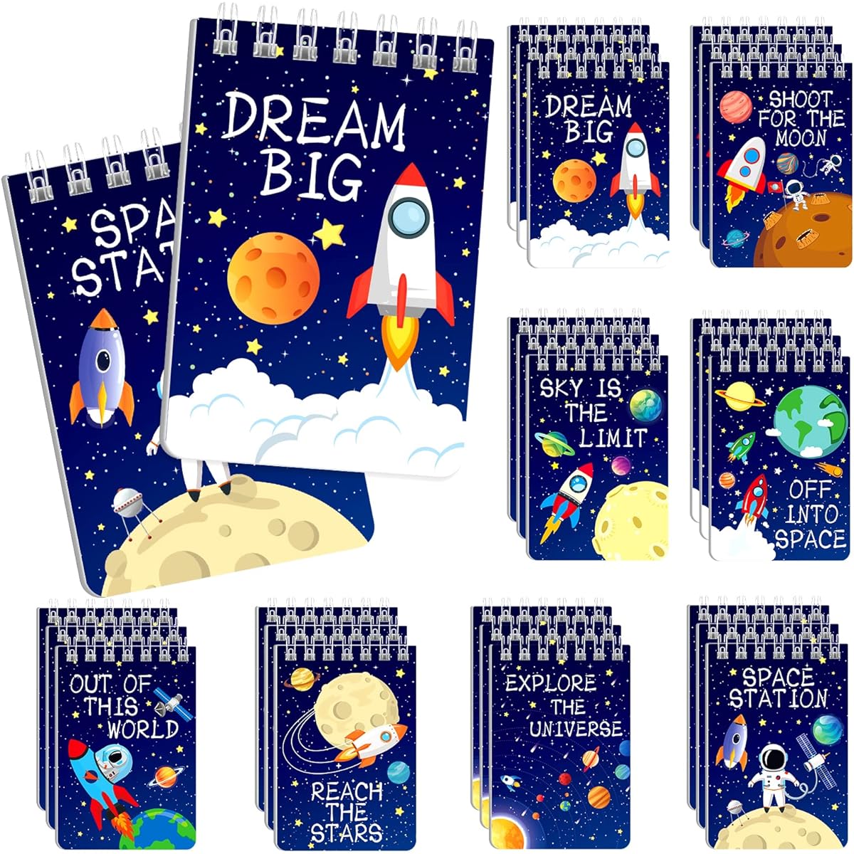 Outer Space Mini Party Favors Gifts Goodie Bag Decorations 32 Pack Galaxy Gifts for Kids Space Theme Birthday Party Supplies