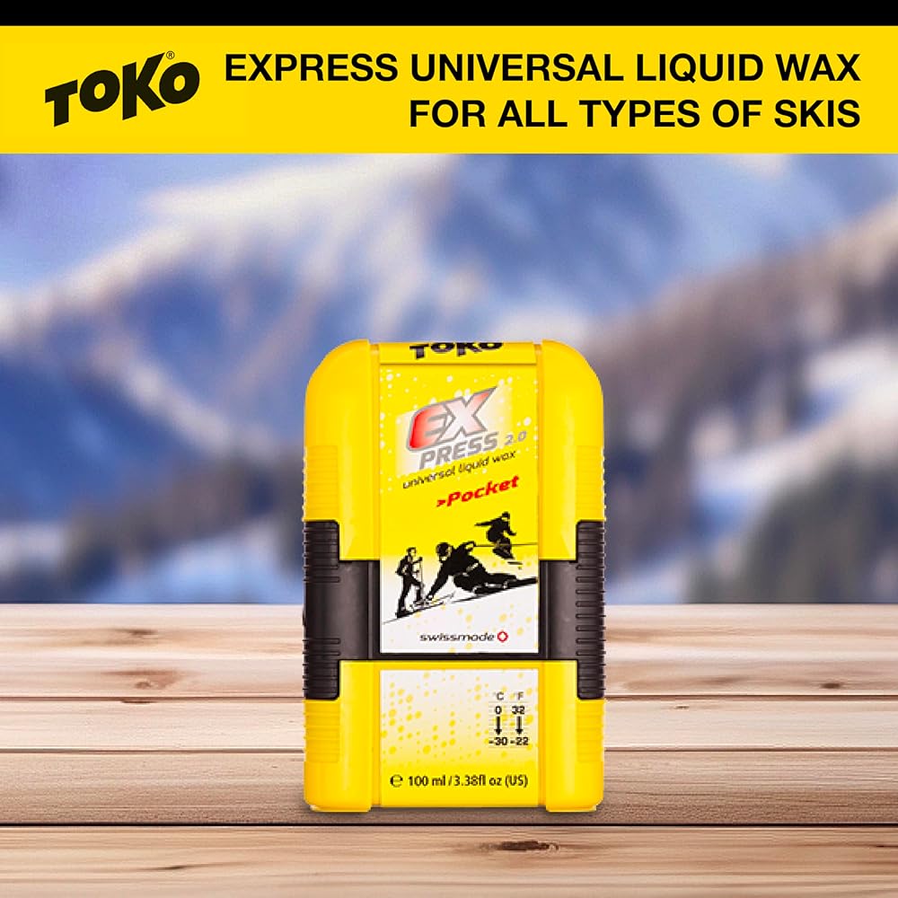 TOKO Ski Snowboard All Purpose Easy Wax Express Pocket (Snow Temperature 0℃~-30℃) 100ml 5509263