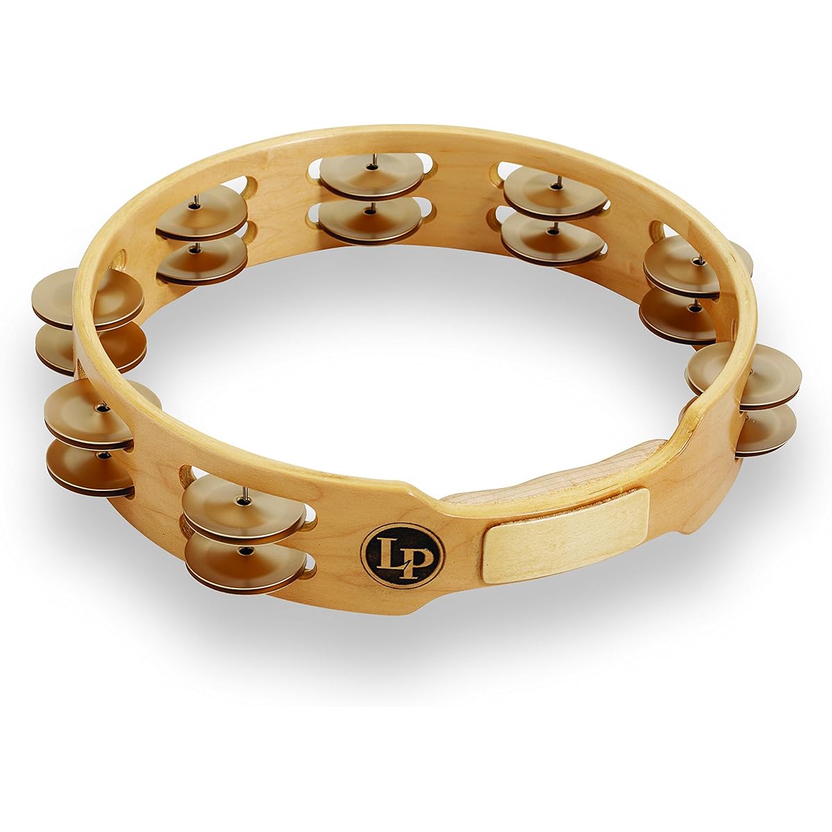 LP Accent Tambourine Headless Aluminum Jingle Accent Double Row Tambourine LP382-A