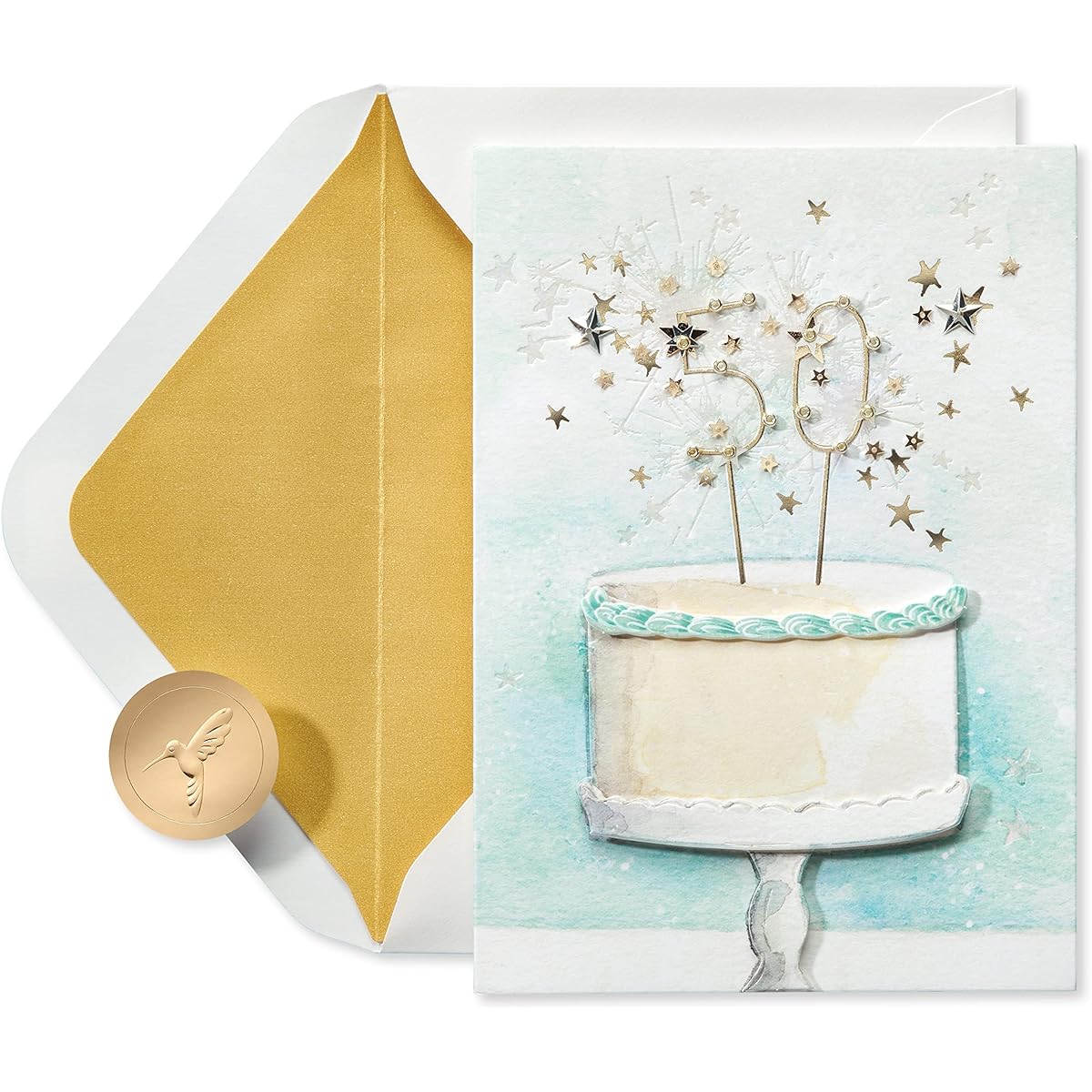 Papyrus 50th Birthday Card (You Shine Than Ever)