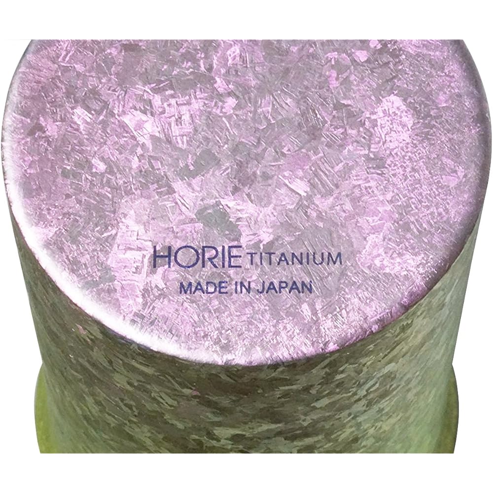 Titanium double tumbler made in Tsubame, Niigata prefecture, kiln-made 270cc, light, gradation pink T09KM270GP