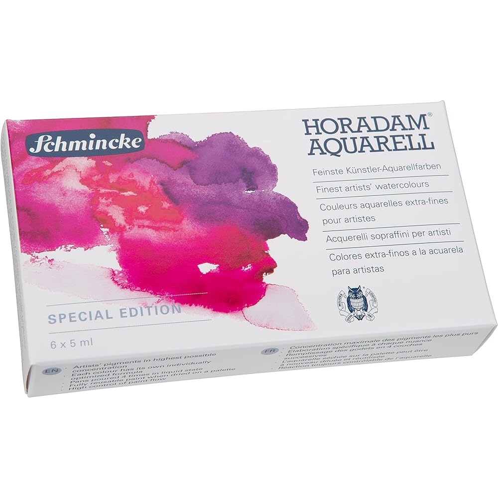 Schmincke Schmincke watercolor paint 6-pc set with palette 74870