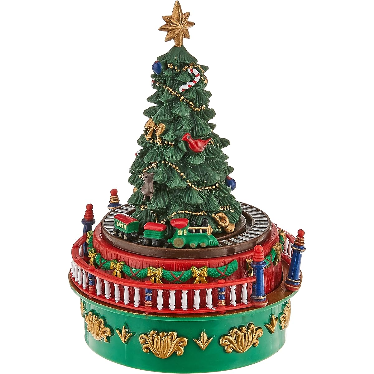 Mr. Christmas 5 inch Tree Mini Anime Carnival Music Box