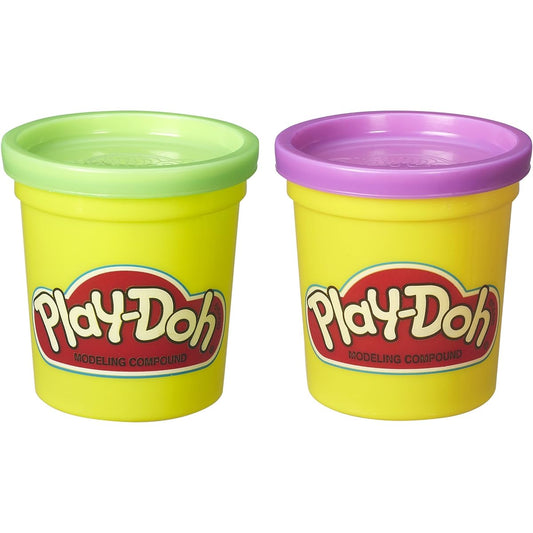 2-pack of Play-Doh cans (purple and green)