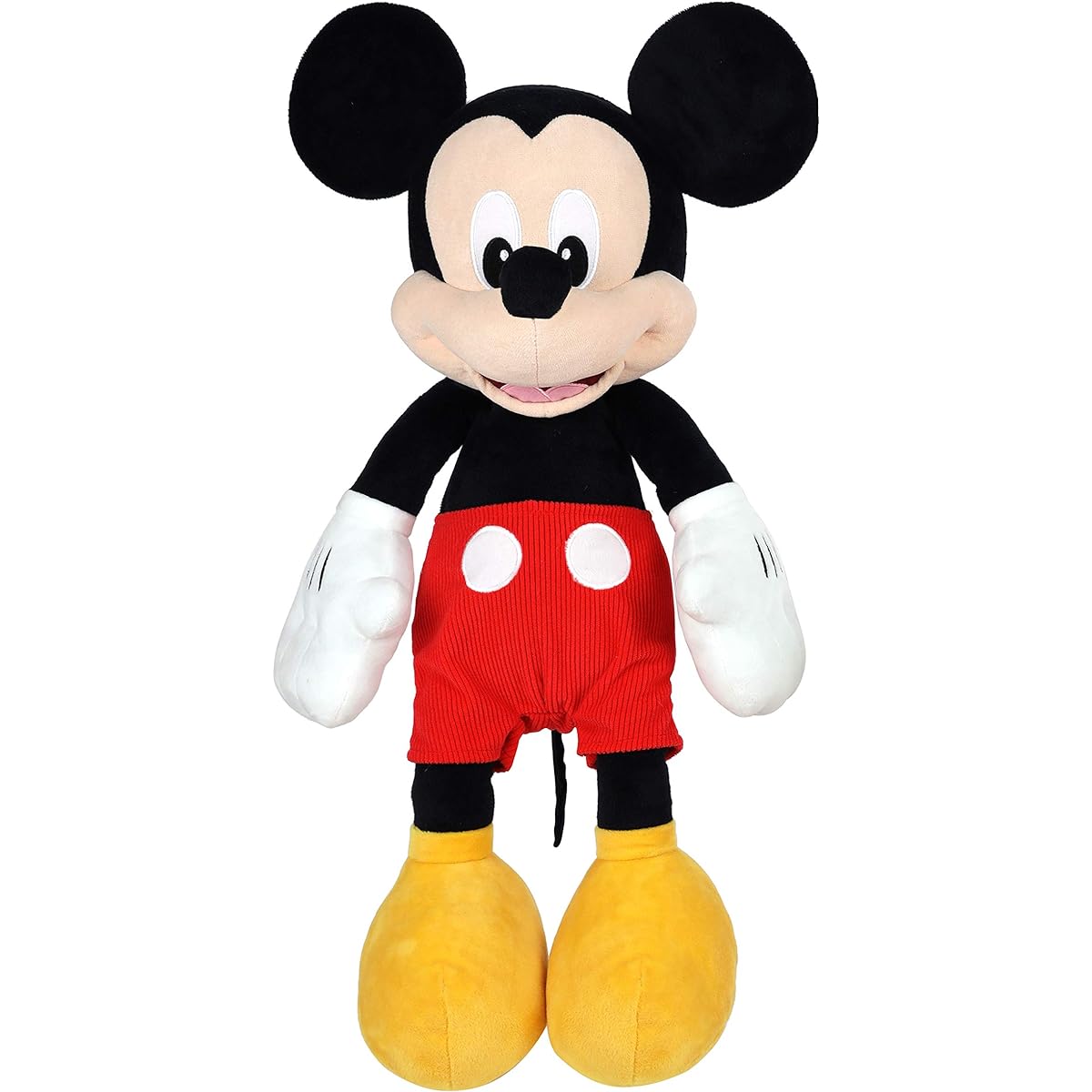 Just Play Disney Junior Mickey Mouse Jumbo 25" Plush Toy, Officially Licensed Mickey Mouse, Ages 2 and Up