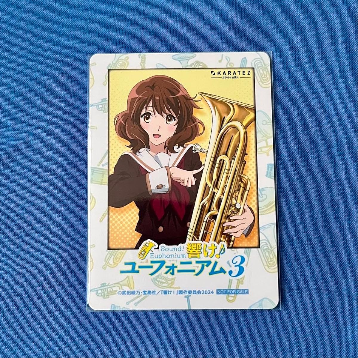 Sound Euphonium Karaoke no Tetsujin Original Mini Photo Card Oumae Kumiko