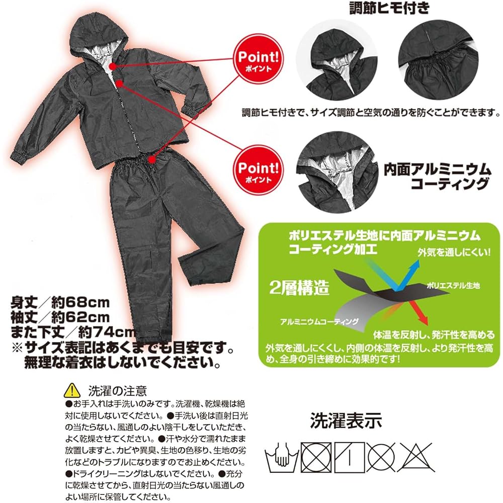 IRONMAN CLUB Shape-up suit <S~M size/M~L size> Unisex