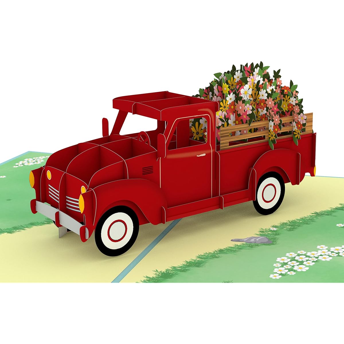 Lovepop Garden Truck 3D Pop-up Greeting Card