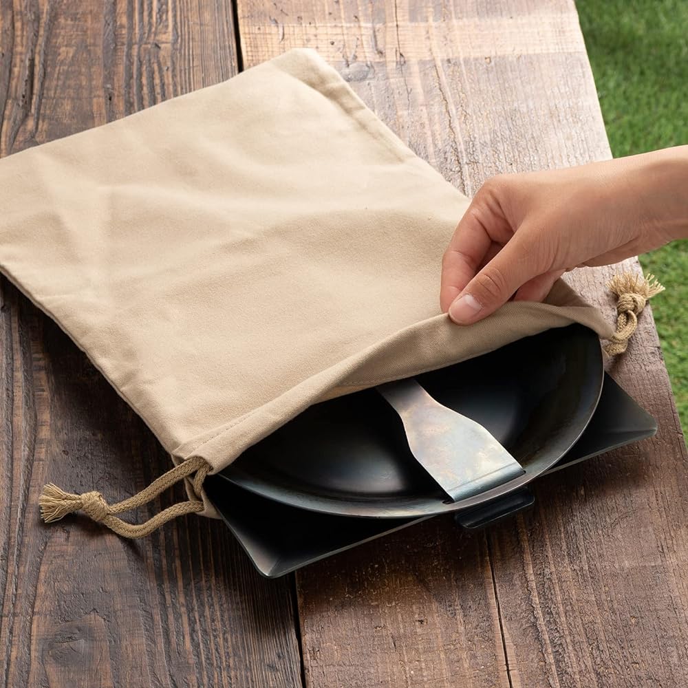 GENTOS Iron plate, round, square, IH compatible, 3-piece set, camping, outdoor, with rim
