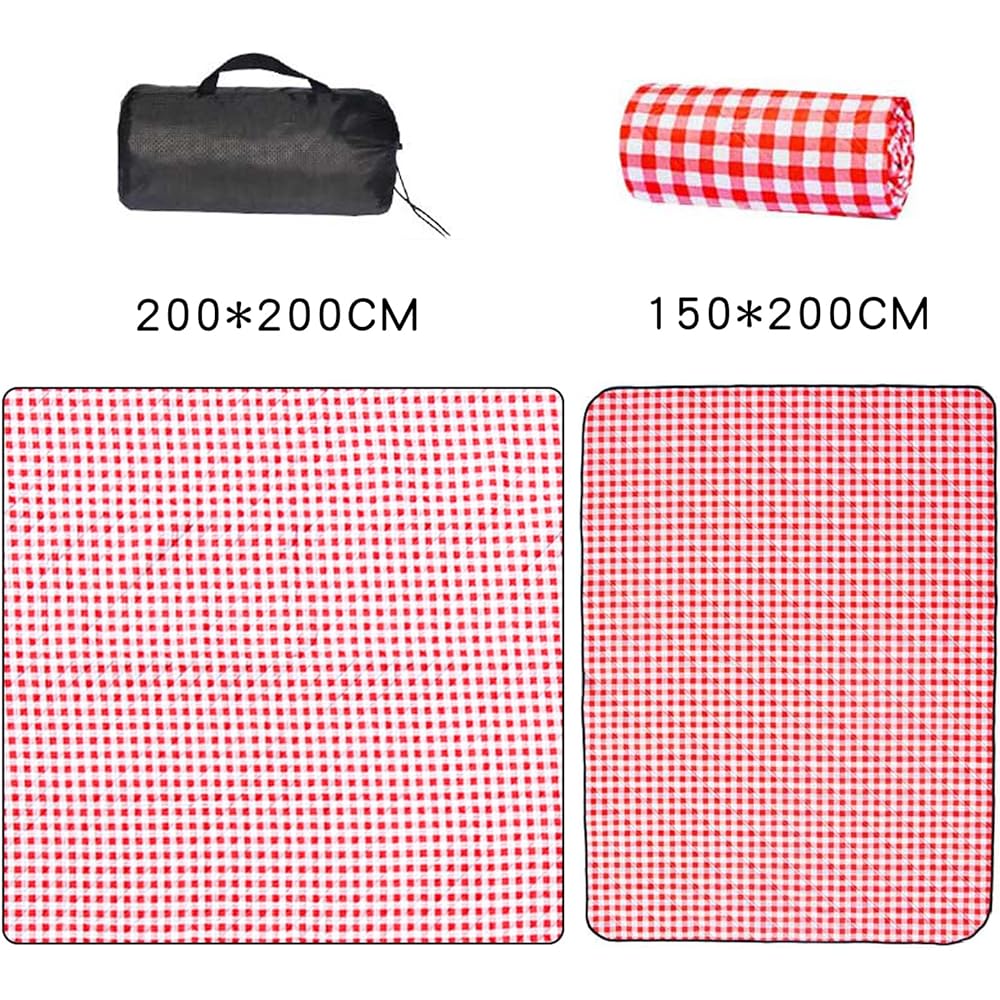 Bigood Japanese Style Leisure Sheet, Washable Picnic Mat, Compact Mat, Waterproof, Foldable, Easy Storage, Convenient to Carry