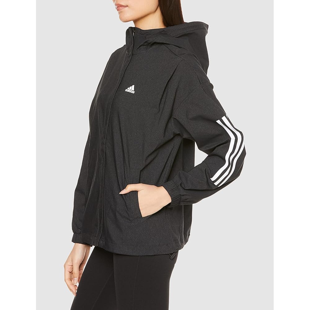 [Adidas] Parka Loose Fit Denim Look Cross Jacket BUJ47 Women's