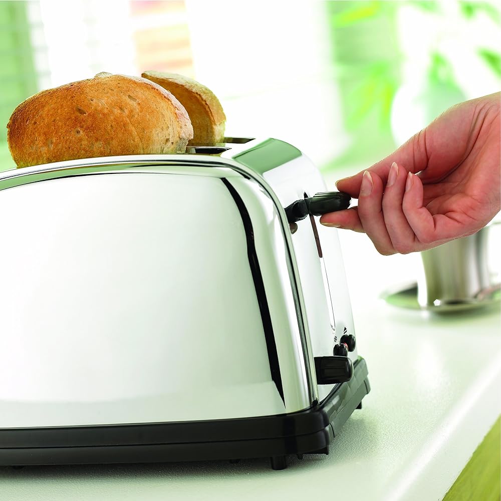 Oishi & Associates Russell Hobbs Toaster 2 Piece Pop Up Style Silver 13766JP