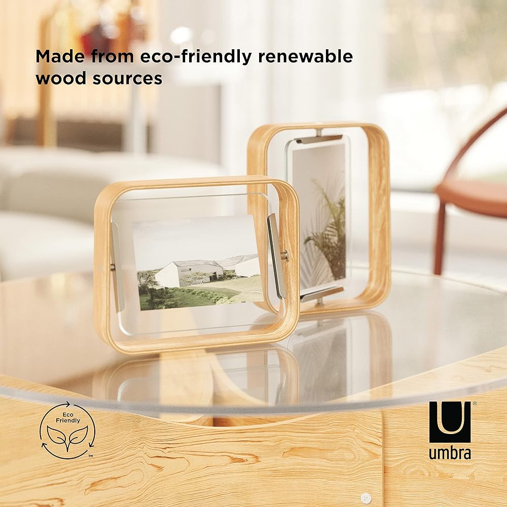 umbra bellwood desk frame 10x15cm natural