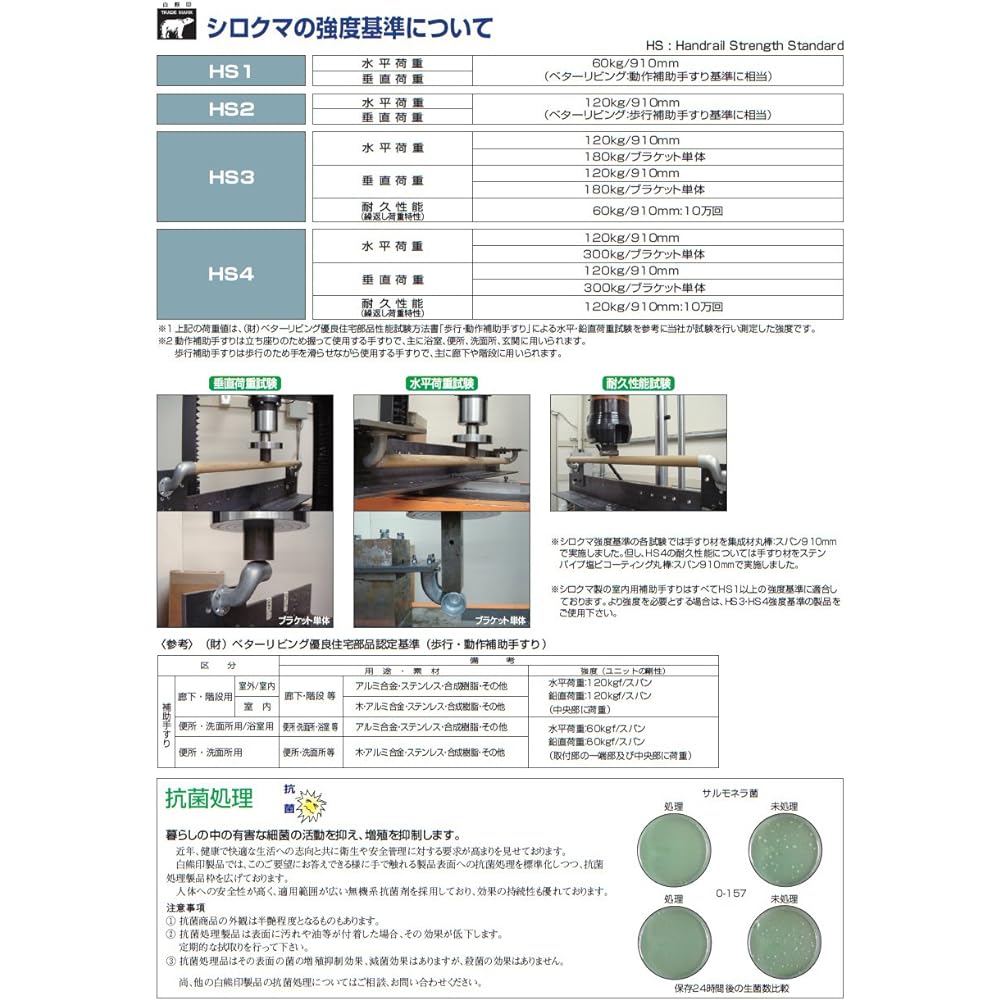 Polar Bear Slim Universal Handrail 800mm Silver/L Oak BR-591