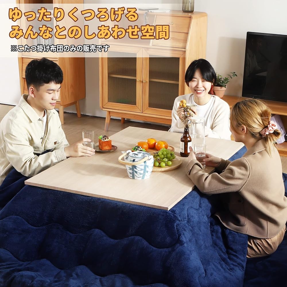 [Titiroba] Kotatsu Futon ED0004 Navy 185x235cm