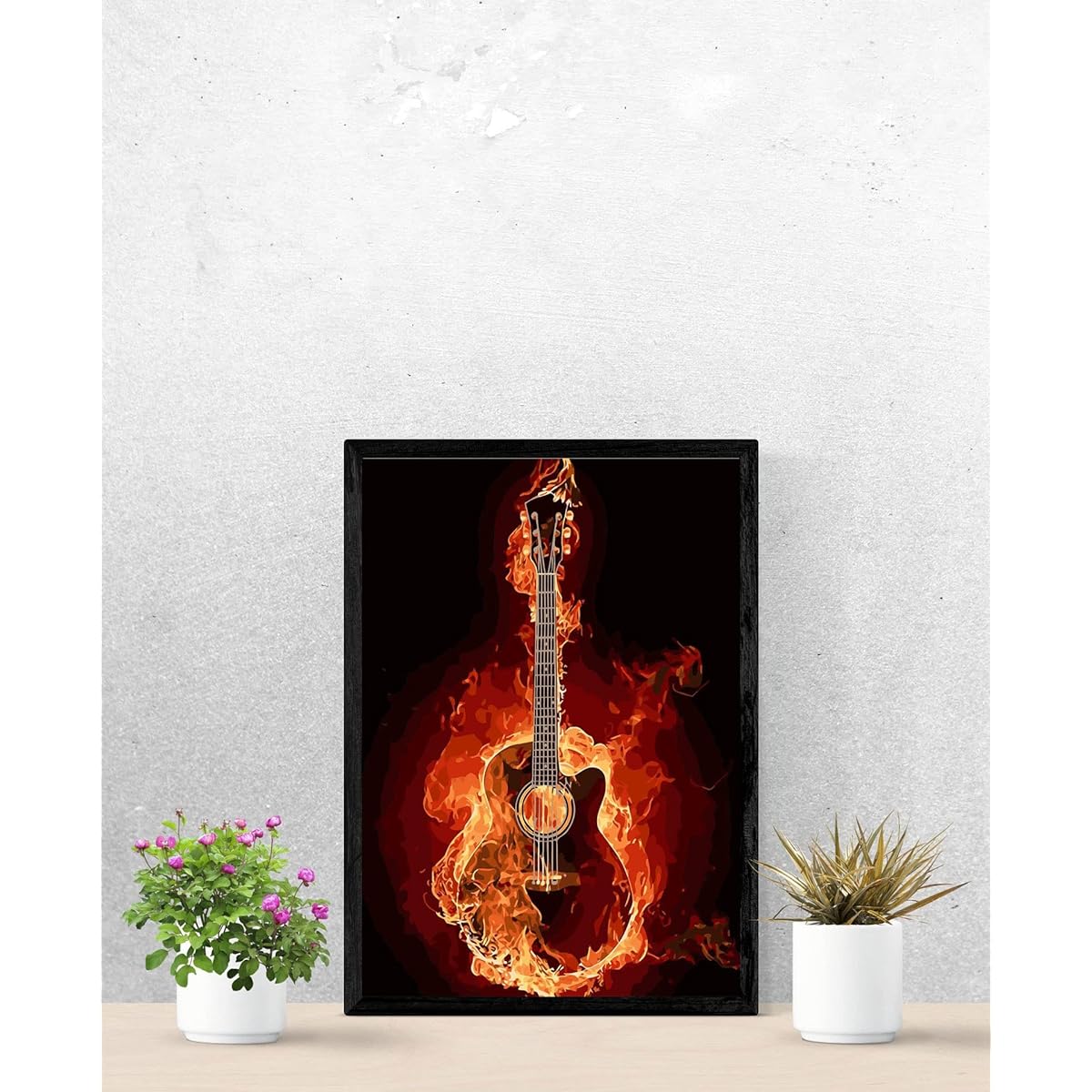 DoMyArt Painting by Number Kits on Canvas for Adults Beginner DIY Acrylic Painting Guitar Music 16X20inch