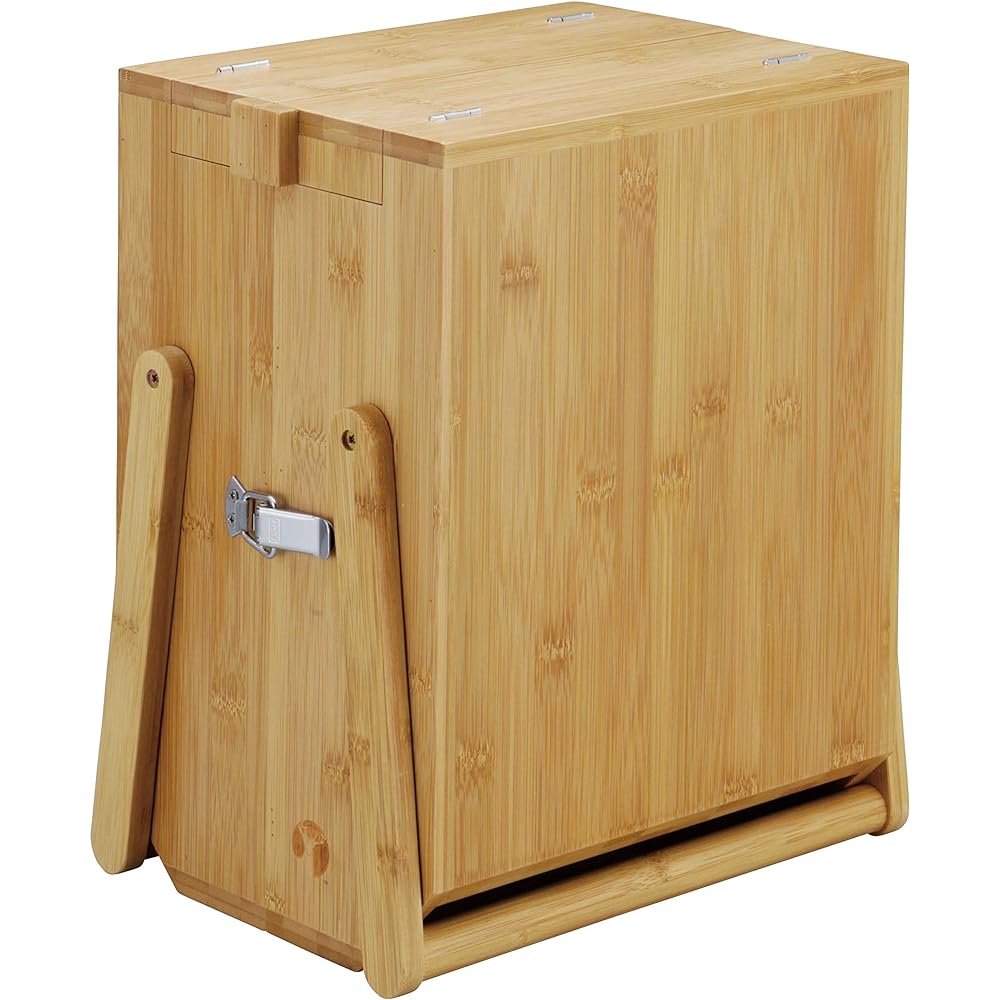 CAPTAIN STAG Bamboo Spice Box Seasoning Storage Case Outdoor Spice Box TAKE-WARE UP-2664