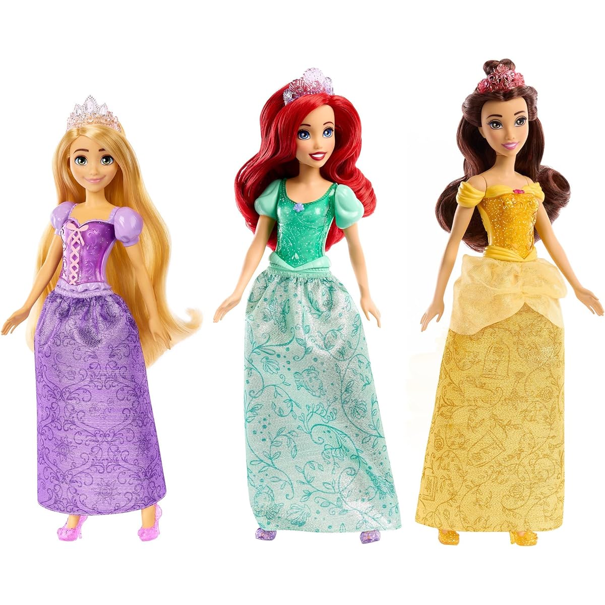 Disney Princess Fashion Doll Set of 3: Rapunzel/Ariel/Belle