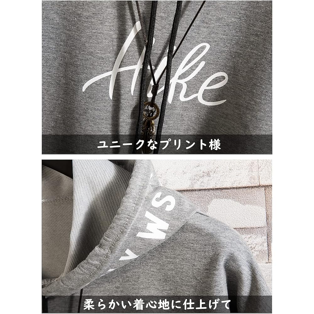 [JIAYBL] Men's Hoodie, Short Sleeve, Pullover Sweatshirt, Men's Summer Clothing, Loose, Plain, Hooded Sweatshirt, Casual, Large Size