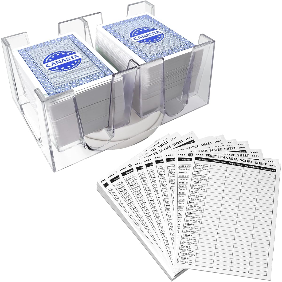 GSE Games & Sports Expert Poker Table Plastic Slide Under Cup Holders (4 Types Available)