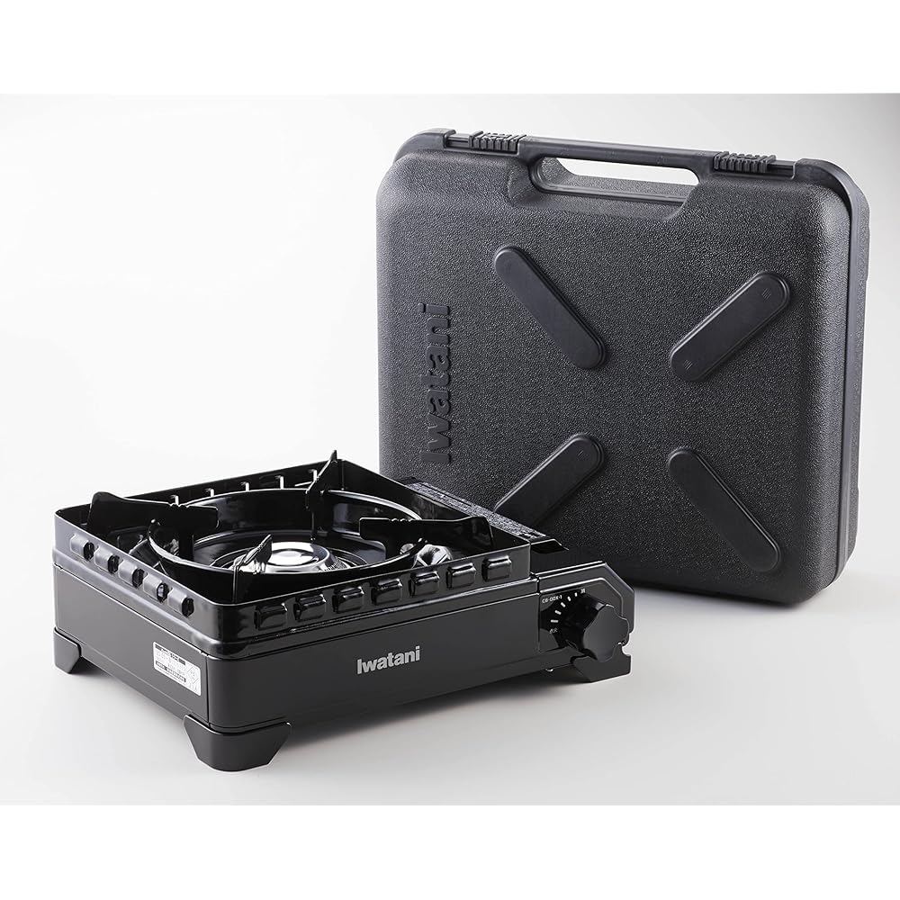 Iwatani Iwatani Cassette Foo Cassette Stove Tough Maru Black CB-ODX-1-BK