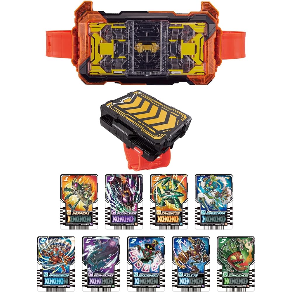 [Bandai] Transformation Belt DX Gotcher Driver & Gotcher Draw Holder Set (Bonus: Comes with 2 Ride Chemie Trading Card Kira Card Set)