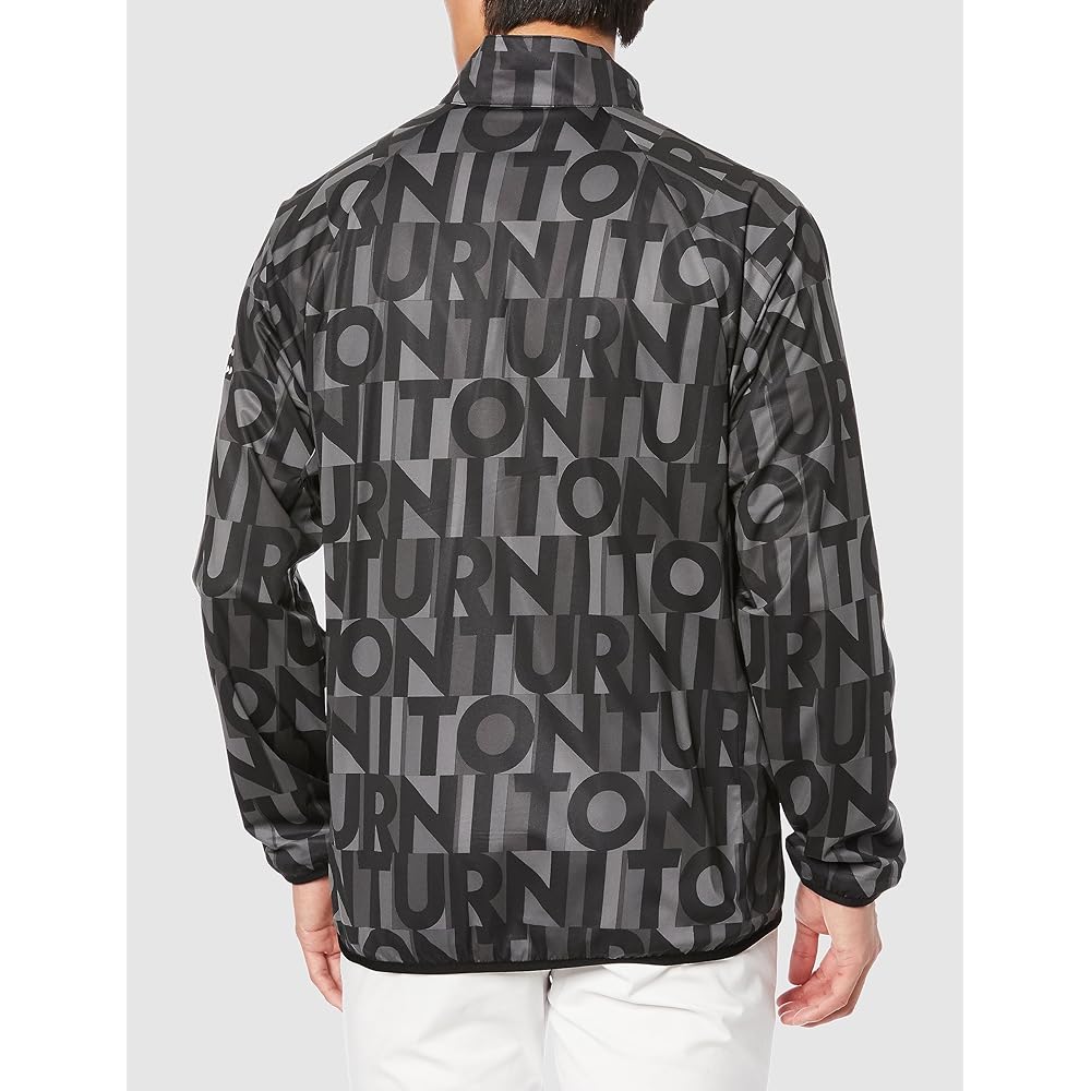 [PUMA] Men's Blouson Golf Hyper Stretch Print FZ Stand Collar Blouson 624901