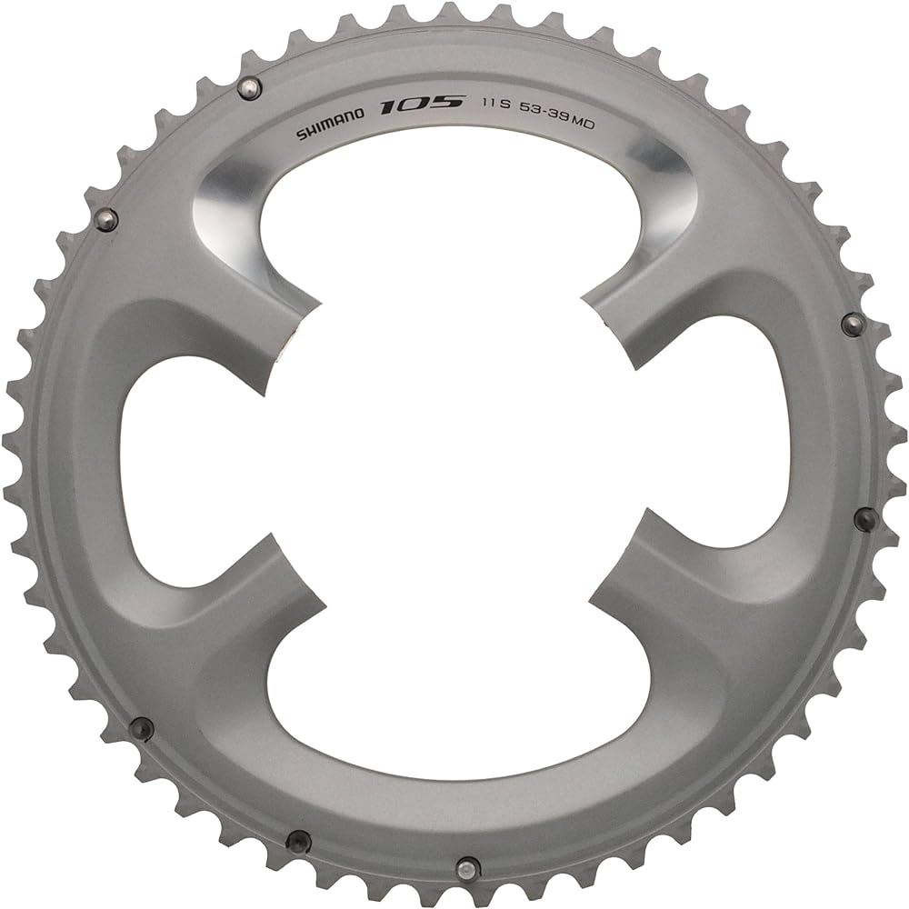 SHIMANO chainring with hook teeth 53T-MD (for 53-39T) Y1PH98