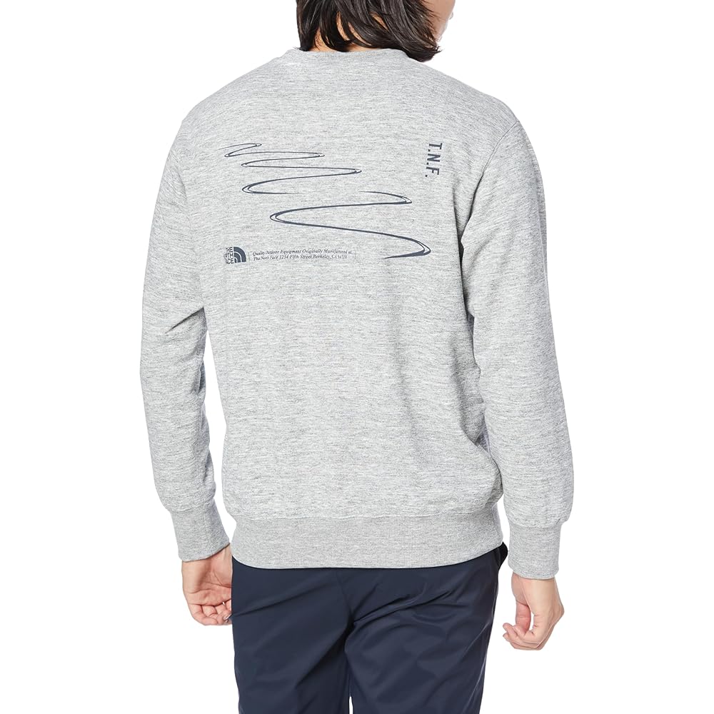 [The North Face] Sweatshirt, Graphic Sweat Crew, Unisex, Sweat Absorbent, Quick Drying, Antibacterial and Odor Resistant, Electrostatic Care