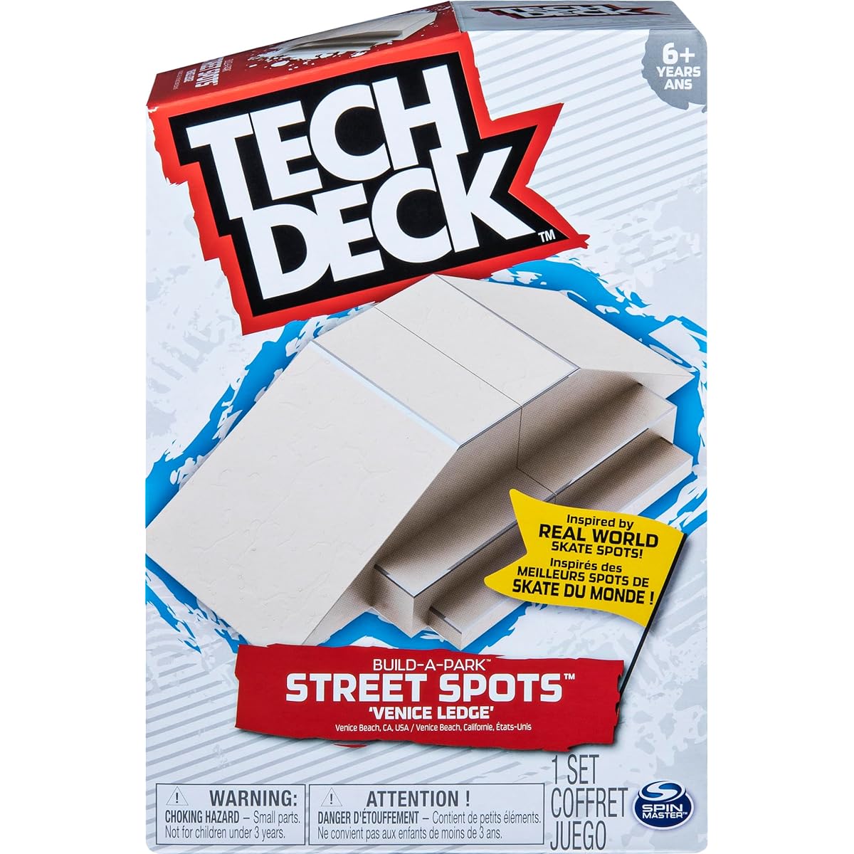 TECH DECK Build-A-Park Street Spot Venice Ledge Ramp Board Bike Multicolor (20115586)