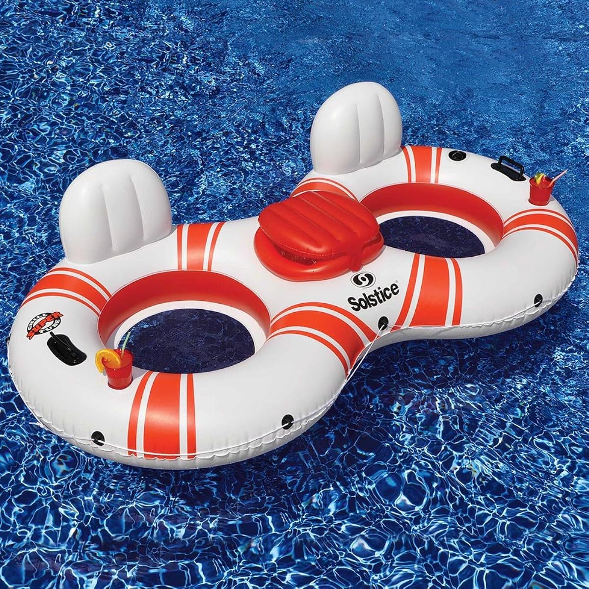 Swimline Superchill Tube Duo Swimming Pool Float 2-Pack