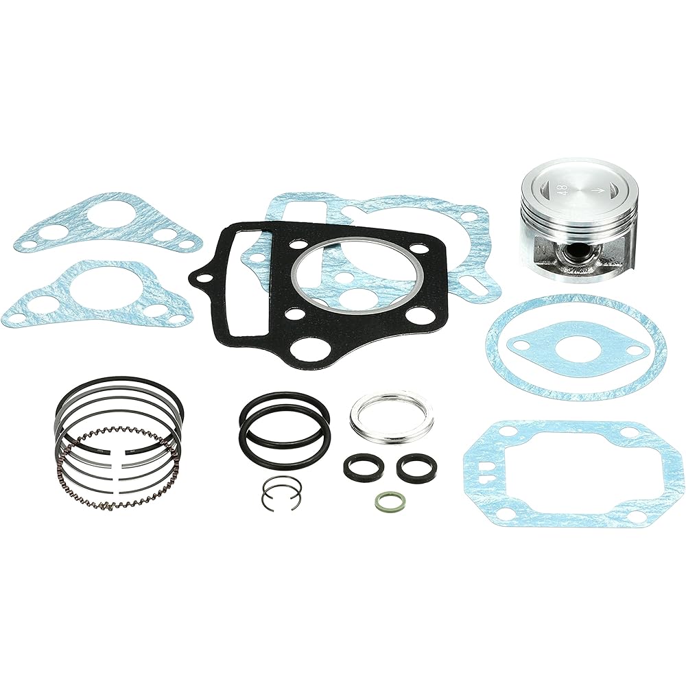 KITACO LIGHT Bore Up Kit 75cc Black Cylinder MONKEY etc. 212-1123480 & Drive Sprocket (15T/420 Size) NSR50/MONKEY/GROM etc. 530-1010215 [Set Purchase]