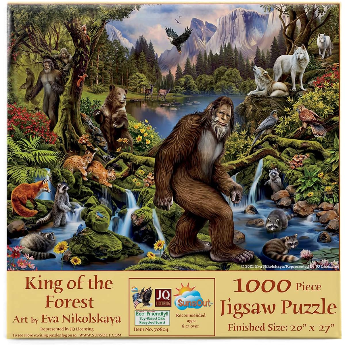 SUNSOUT INC Jigsaw Puzzle King of the Forest 1000 1000 pieces