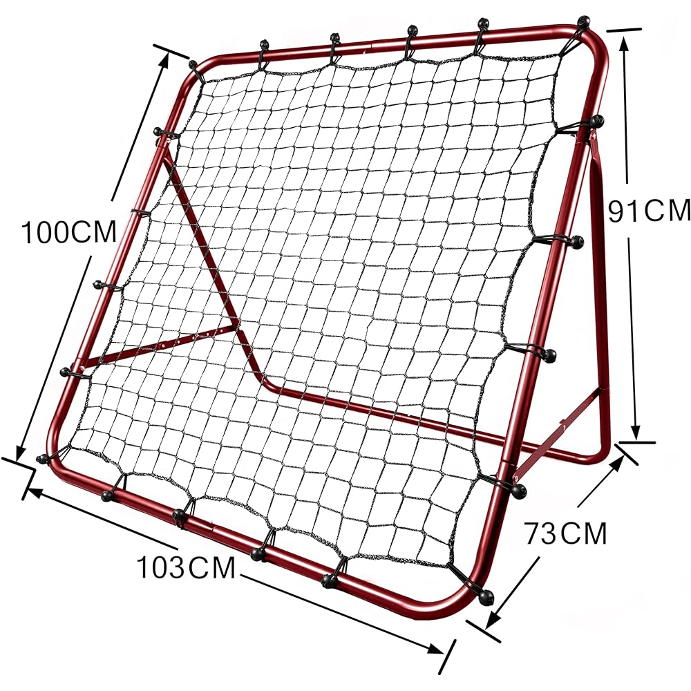 [Japanese Company] Rebound Net Soccer Baseball 100cm*103cm Indoor/Outdoor Use Baseball Training Crazy Catch Soccer Training Goods Rebounder Pitching Net Futsal Practice Goods Tools