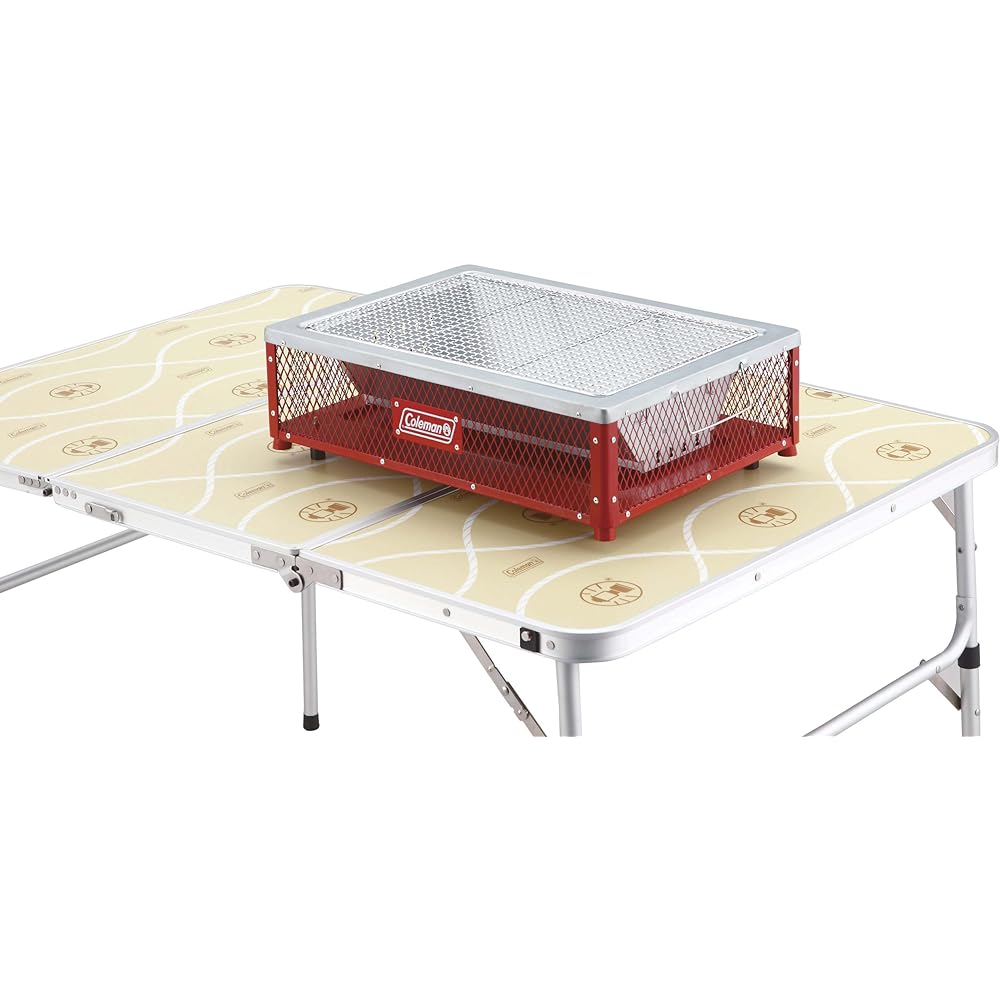Coleman Stove Cool Stage Two-Way Grill for 3 to 4 People Red 170-9433
