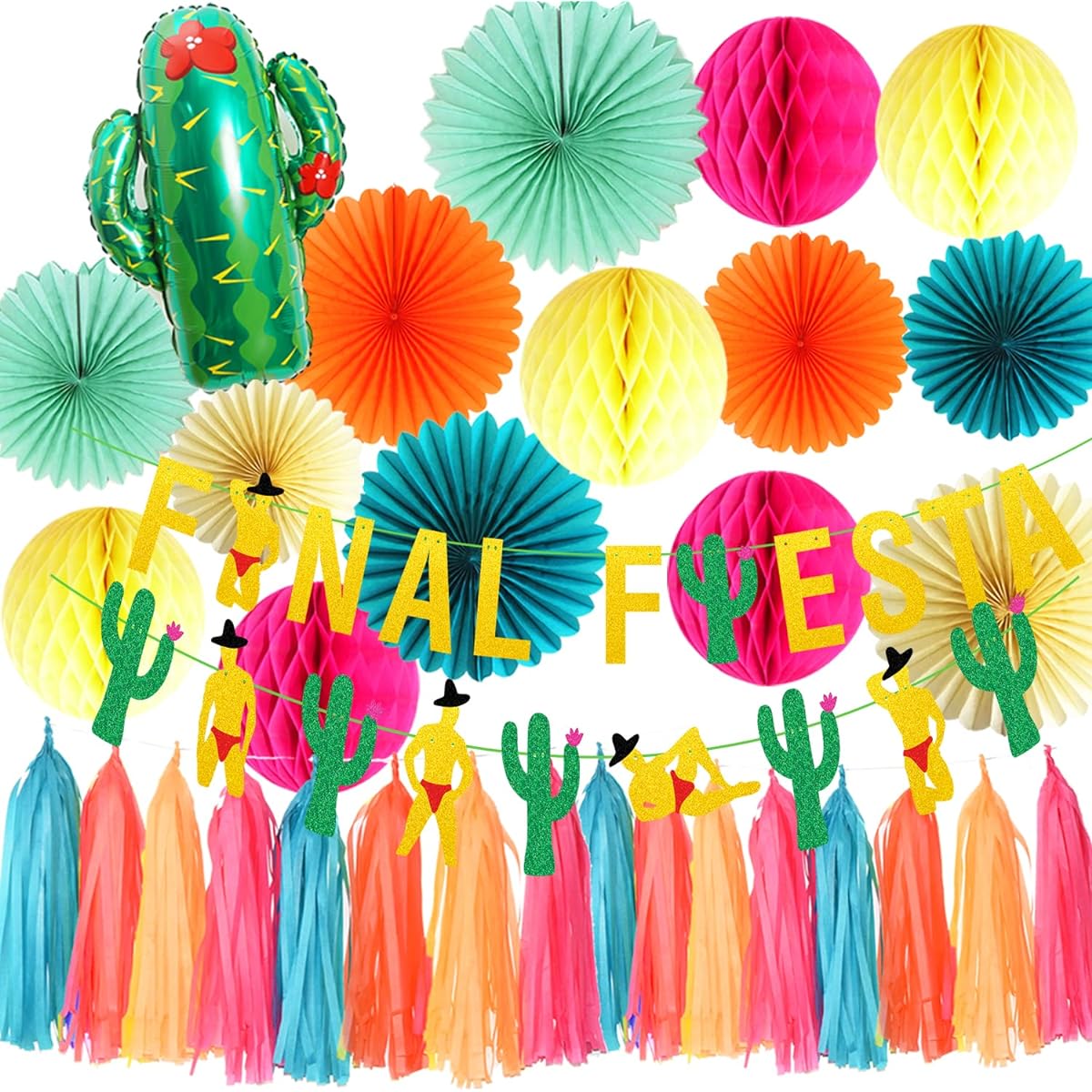 Final Fiesta Bachelorette Party Decorations Final Fiesta Banner Mexican Fiesta Theme Party Decoration Mexican Bridal Shower Bachelorette Hen Party Supplies Decorations