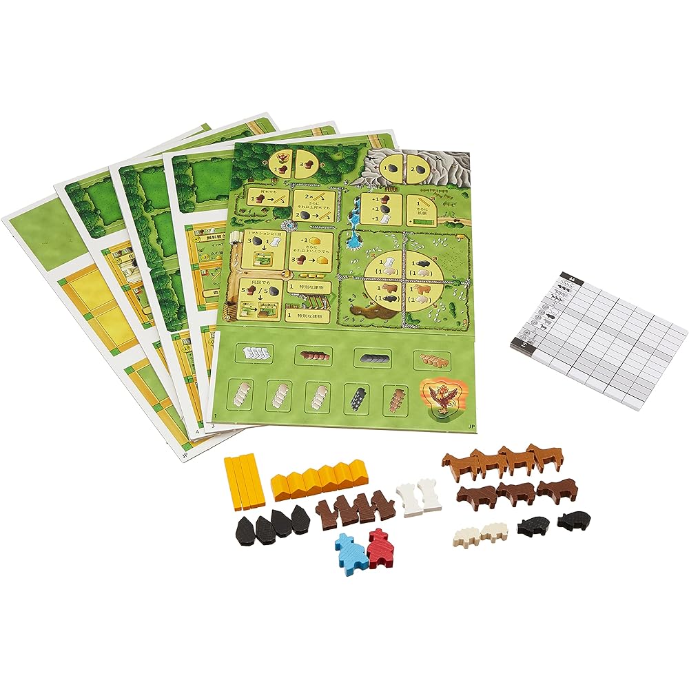 Hobby Japan Agricola: Farm Animals THE BIG BOX Japanese version (for 2 players, 30 minutes, for ages 10 and up) Board game