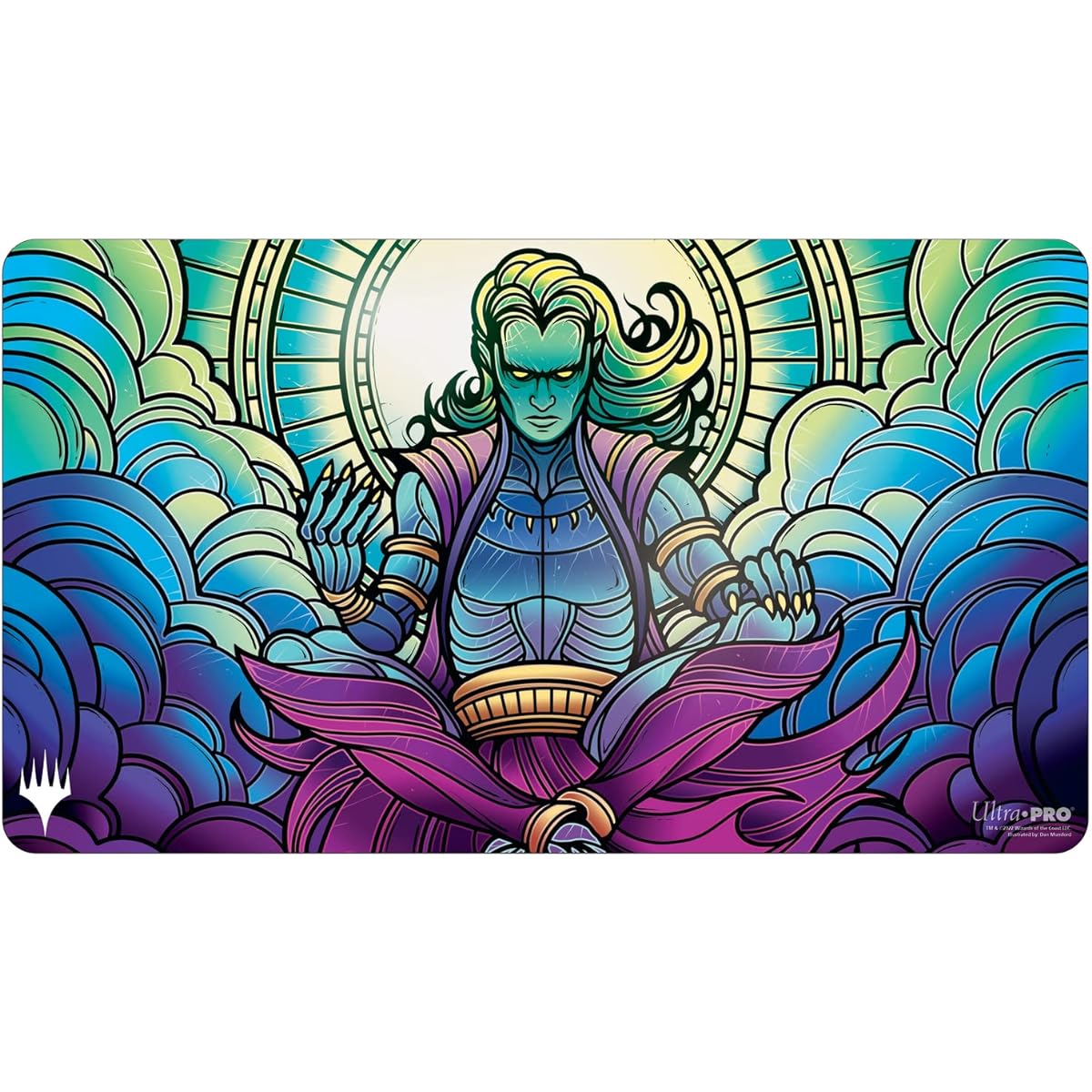 Ultra PRO Magic: The Gathering Dominaria United Card Playmat (C) - Great for playing card games and battling friends and foes; Great for home use as a mouse pad for your PC or desk mat, 24 in. x 13.5 in