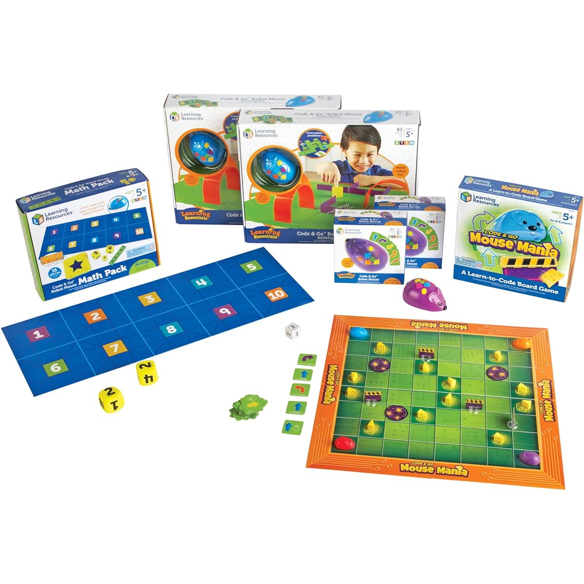Learning Resources Code & Go Robot Mouse Classroom Set (LER2862)