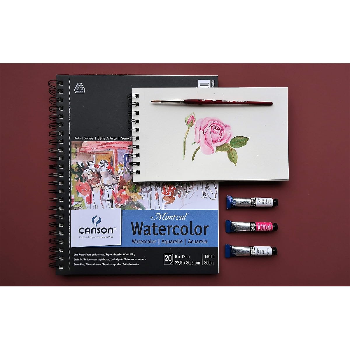 Canson Montval Watercolor Pad, 18X24 Fold Over by Canson