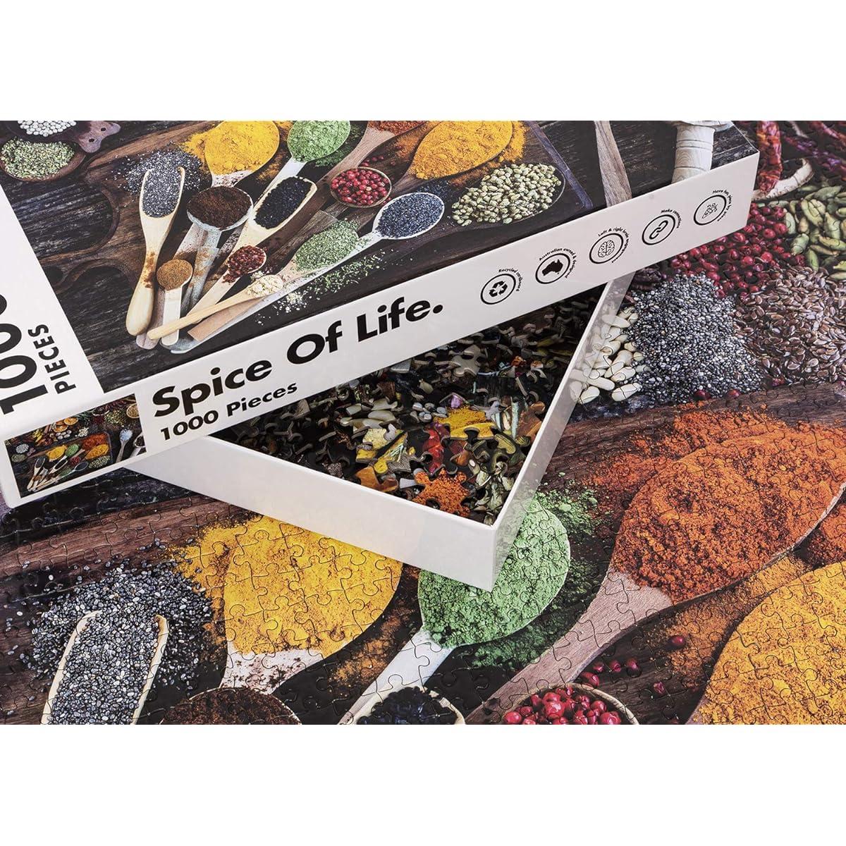 1000 Piece Puzzle for Adults - Jigsaw Puzzle Spice - Puzzle 1000 Piece - Connexio Puzzle Spice of Life