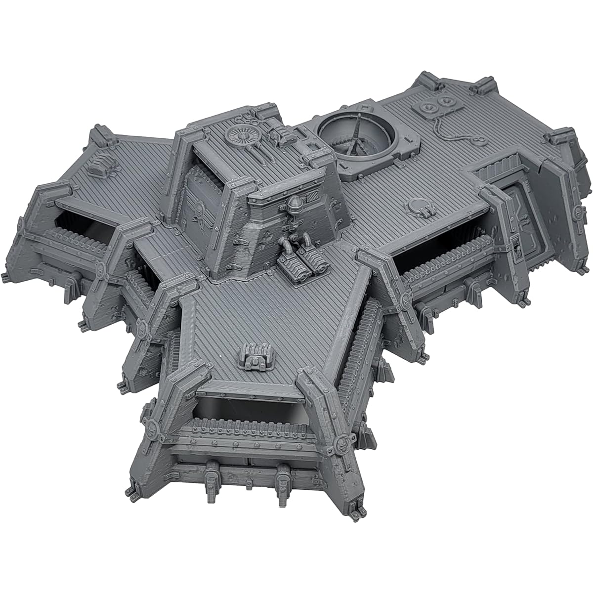 War Scenery Tabletop Terrain Grim Dark Field Command HQ 28mm 32mm Miniatures for Wargames and RPGs